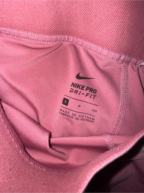 Nike Pro Dri-FIT Pink High Rise Training Leggings Women’s Small - Image 5
