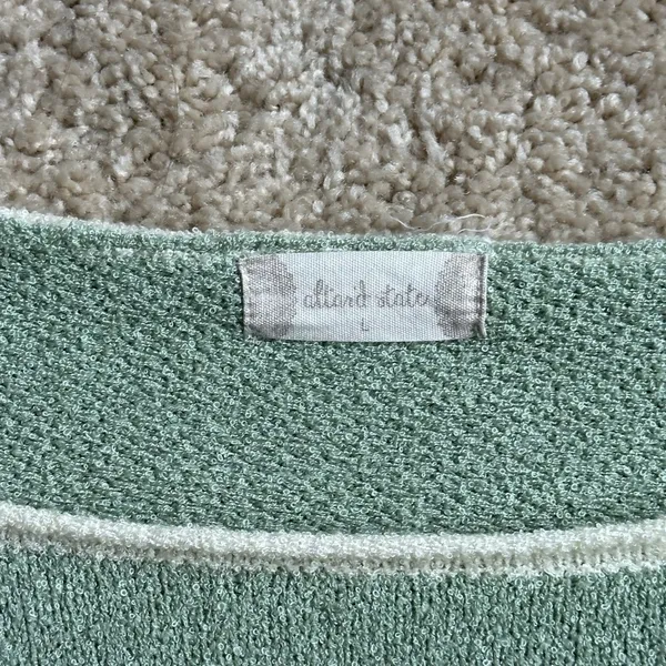 Women's Altard State Green Sweater with Pocket - Image 2