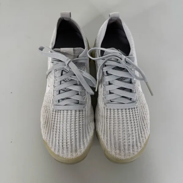 Nike Air Vapormax Flyknit 3 Pure‎ Platinum Shoes Size 8 - Image 2