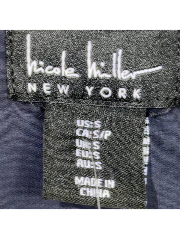 Nicole Miller New York Navy Tiered Dress Small NWT - Image 6