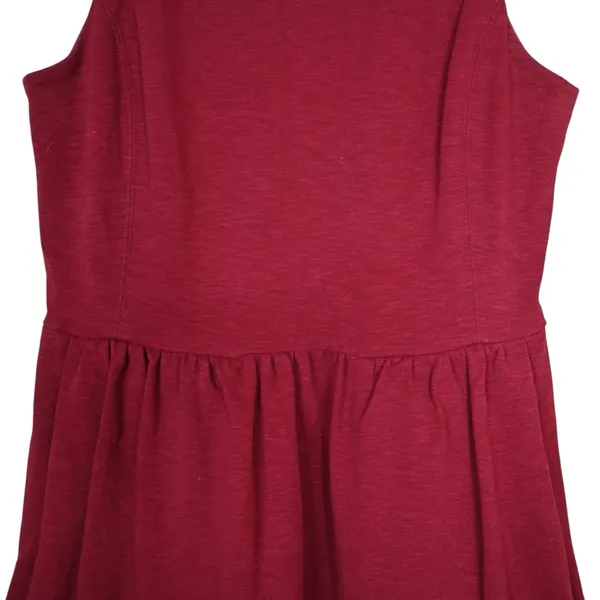 J. Crew Factory Womens M Daybreak Dress with Pockets in Burgundy - Image 5