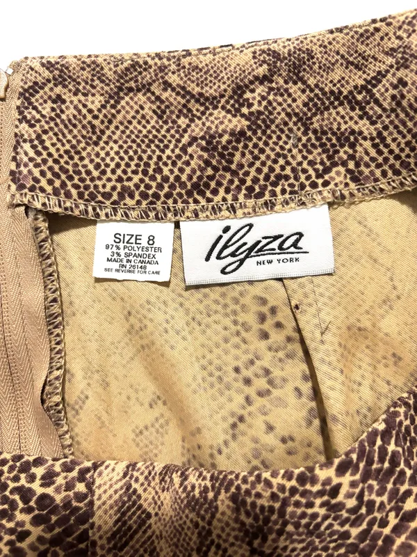 Ilyza snake print skirt Brown Size M - Image 3