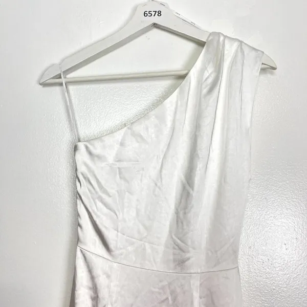 ELLIATT Cassini One-Shoulder Dress in Ivory Size X-Small - Image 9