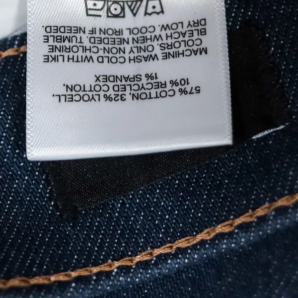 Express 70s Flare Jeans Womens 6R Dark Wash Mid Rise Conscious‎ Edit NWT $98 - Image 12