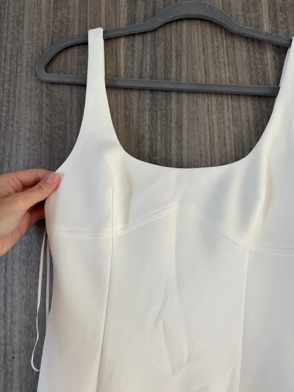 ASTR The Label White Mini Summer Dress - Image 2