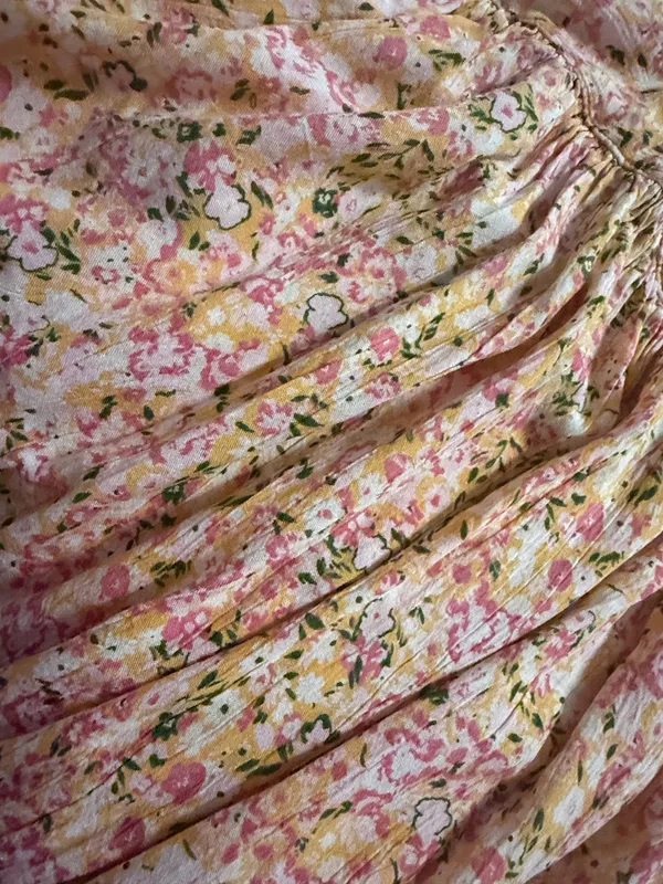 Floral tie front Angie maxi dress - Image 4