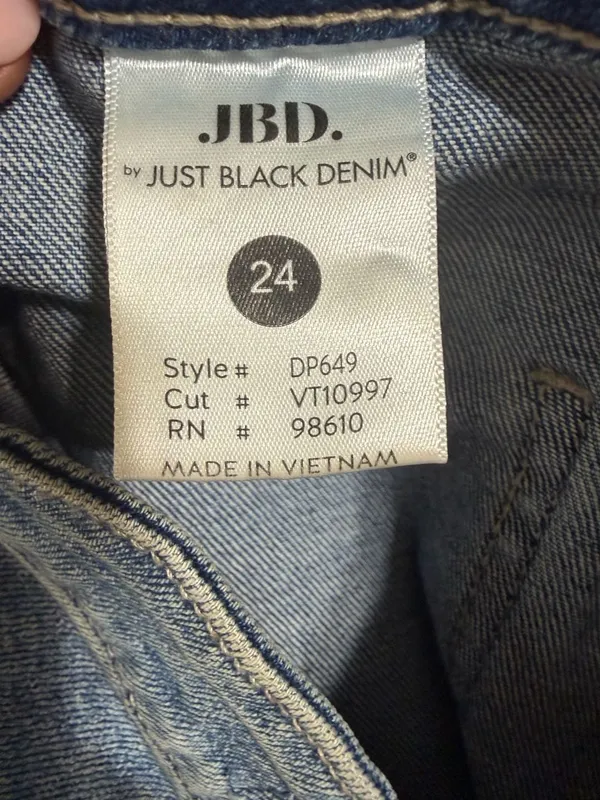 Altar'd State JBD by Just Black Denim The Patch Pocket Wide Leg Jeans Size 24 - Image 5