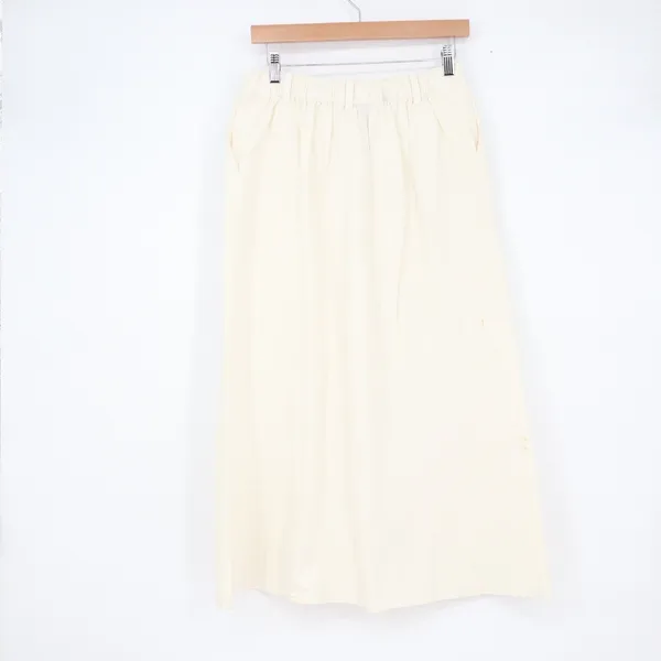 Vici Cream Off-White A-Line Midi Skirt Elastic Back XL - Image 6