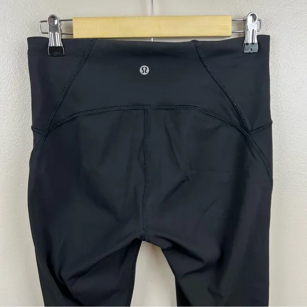 Lululemon Train Times 7/8 Pant Leggings Size 8 25" Black Athletic Workout - Image 7