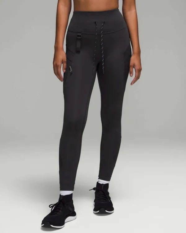 Lululemon Cargo Super-High-Rise Hiking Tight 25" Black 6 - Image 7