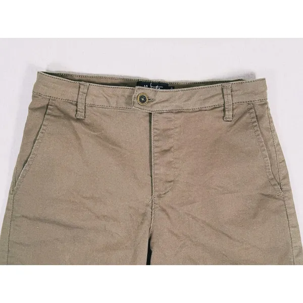 Nanette Lepore Womens Trouser Bermuda Shorts Size 6 Brown Khaki Preppy Minimal - Image 5
