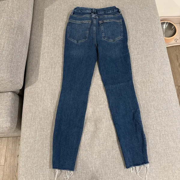 Good American Dark Blue Skinny Jeans - Image 4