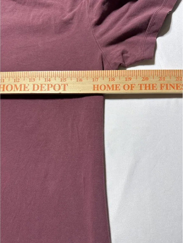 ASOS Design Burgundy Crew Neck Short Sleeve T-Shirt Size XL - Image 4