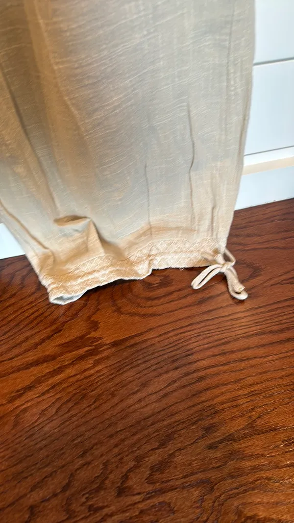 2 piece pant set Tan Size L top M pants - Image 4