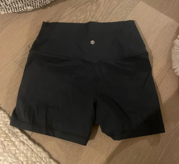 Gray biker shorts Black - Image 2