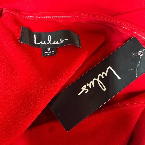 Lulu's Own the Night Red Strapless Maxi Dress Size Small NWT‎ - Image 10