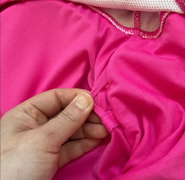 Hurley Pink Long Sleeve Swimsuit. S - Image 5