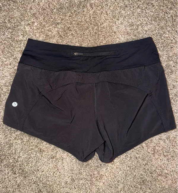 Lululemon Speed Up Shorts 4" Black - Image 2