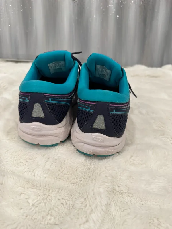 Brooks Addiction 13 Running Shoe Evening Blue/ Purple Cactus Size 8 - Image 5