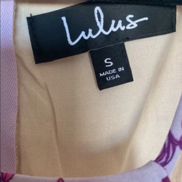 Floral‎ Sleeveless Dress Lulus size small - Image 3