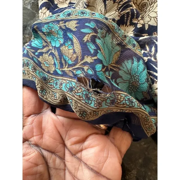 Unbranded Women’s Harem Pants Floral Print Drop Crotch Unique Hippie Size S READ - Image 7