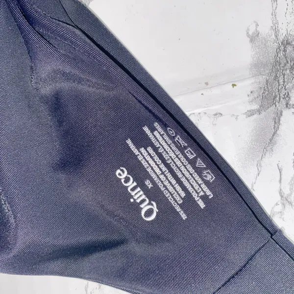 NWT Quince Black Italian Knot Front Bikini Swim Suit Top Women's Size XS - Image 10