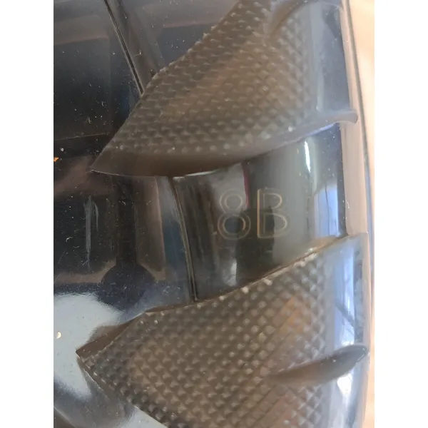 UGG Jella Clear Slide Sandals Black Transparent Chunky Lug Sole Women's US 8 - Image 13