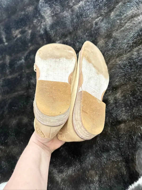 Free people Mont Blanc leather sandals size 38 7.5 shoes - Image 5