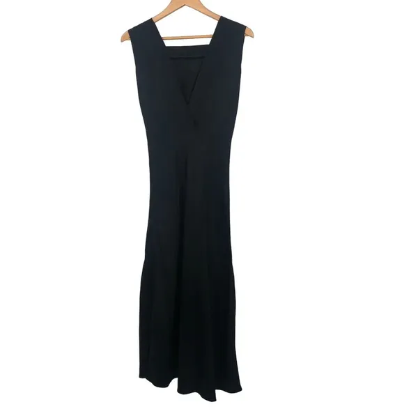 Black Dress Womens 2? Used Black Midi Pullover - Image 2