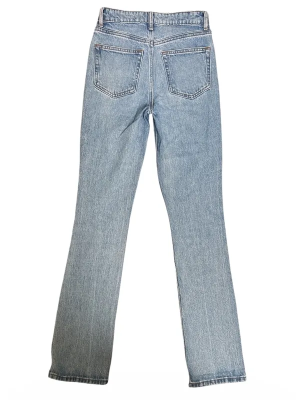 Reformation Peyton High Rise Bootcut Jeans in Malta Wash Size 25 Gently Used - Image 4