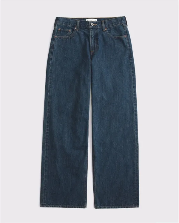 Abercrombie Curve Love Low Rise Ultra Loose Jean - Image 4