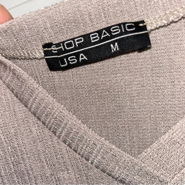 Shop Basic Beige Top Women’s Medium Tan - Image 4