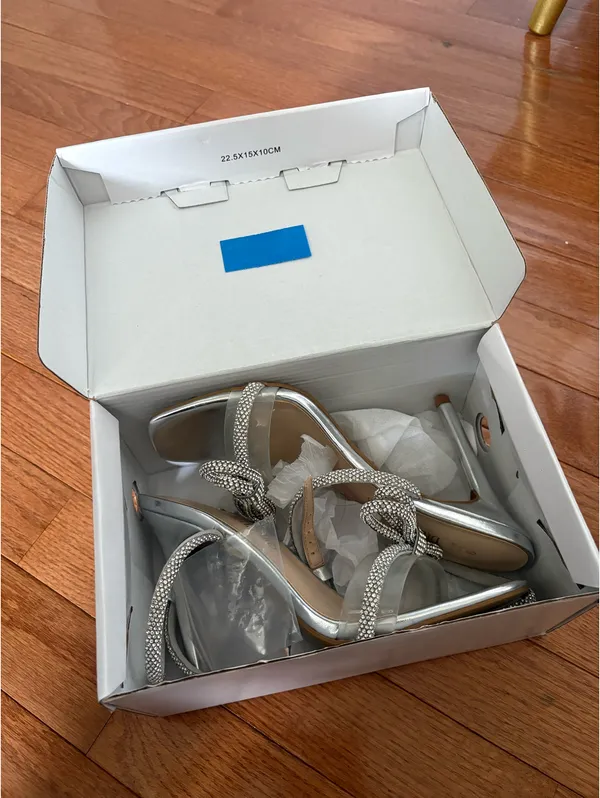 Silver Bow Heels Amazon - Image 7