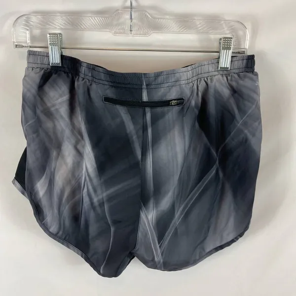 Nike Dri Fit Running Shorts grey black pattern size medium - Image 4