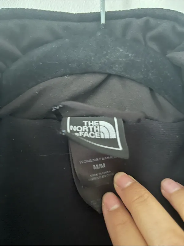 North Face Black Zip Up Jacket Womens Medium Lightweight Waterproof Outdoors - Image 4