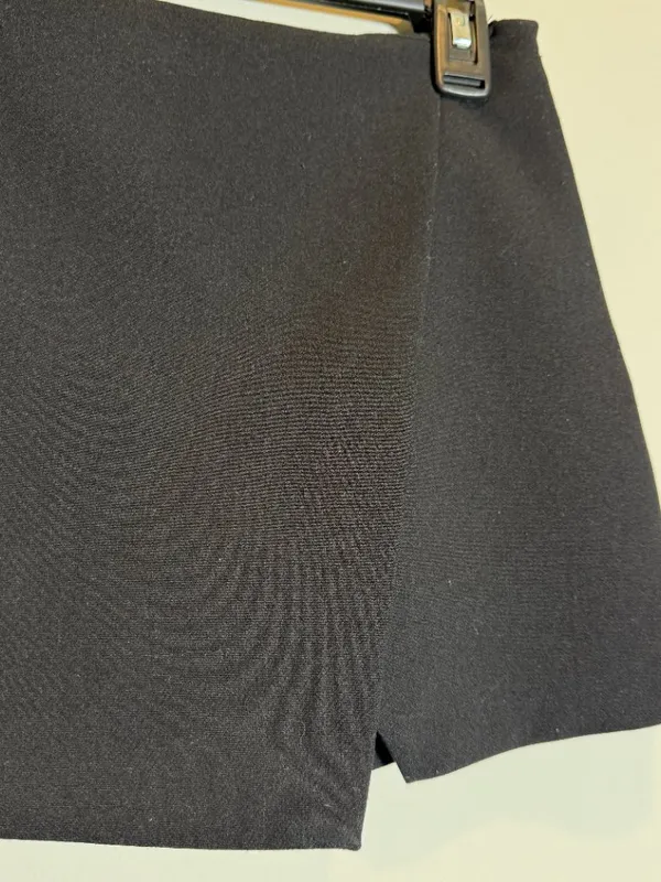 Zara Micro Mini Skort Women's Small Black Going Out Date Night Party A-Line Club - Image 6