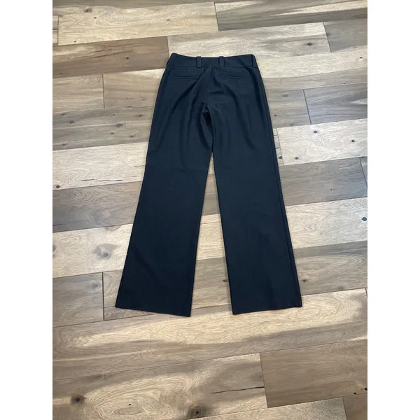 Express Correspondent Wide Leg Charcoal Gray Lightweight Pants Size 4 Minimalist - Image 10