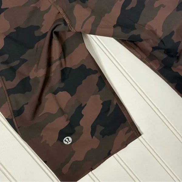 Lululemon Fast and Free High Rise Short 8 Heritage 365 Camo Brown Earth Multi 4 - Image 6