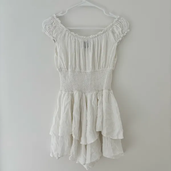 Princess Polly Love Galore Romper White Size 4 - Image 3