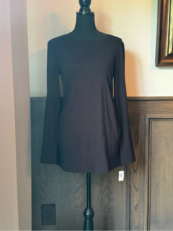 Love by gap black long sleeve maternity shirt medium nwt - Image 6