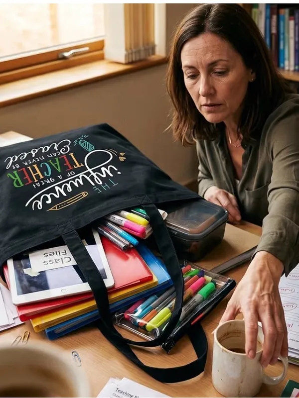 Teacher Influence Graphic Tote - Image 9