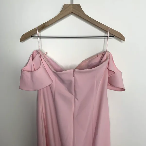 Revolve Likely Sunset Off-the-shoulder Petal Pink Dress Gown Maxi Womens New 6 - Image 11