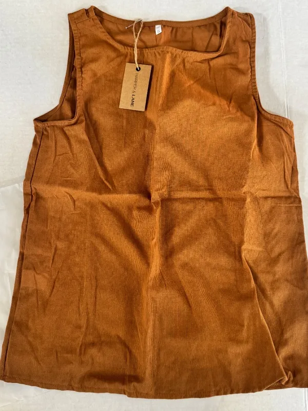 NWT Harper & Lane 2 piece brown sleevless top & wide leg bottom set size S - Image 8