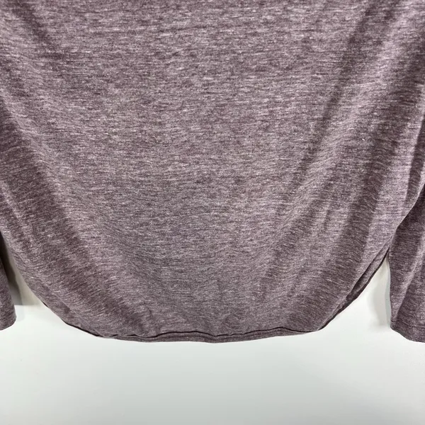 Free People We‎ the Free 3/4 Sleeve Crop Top Purple Womens Size Large Boho - Image 3