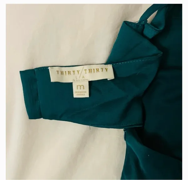 Teal Dress Green Size M - Image 5