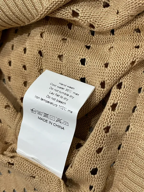 Tan knit Vest Tank Up/Camis - Image 2