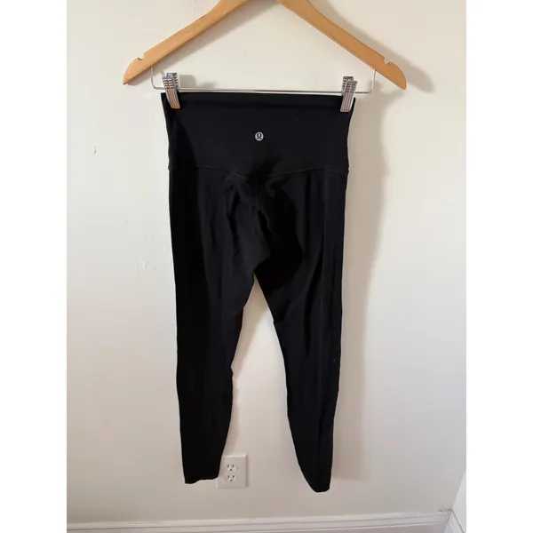 Lululemon Align High-Rise Pant 28 Black Nulu Yoga Leggings Size 4 LW5CTES - Image 2