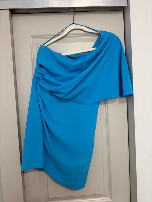 DO+BE Blue One-Shoulder Dress - Image 2