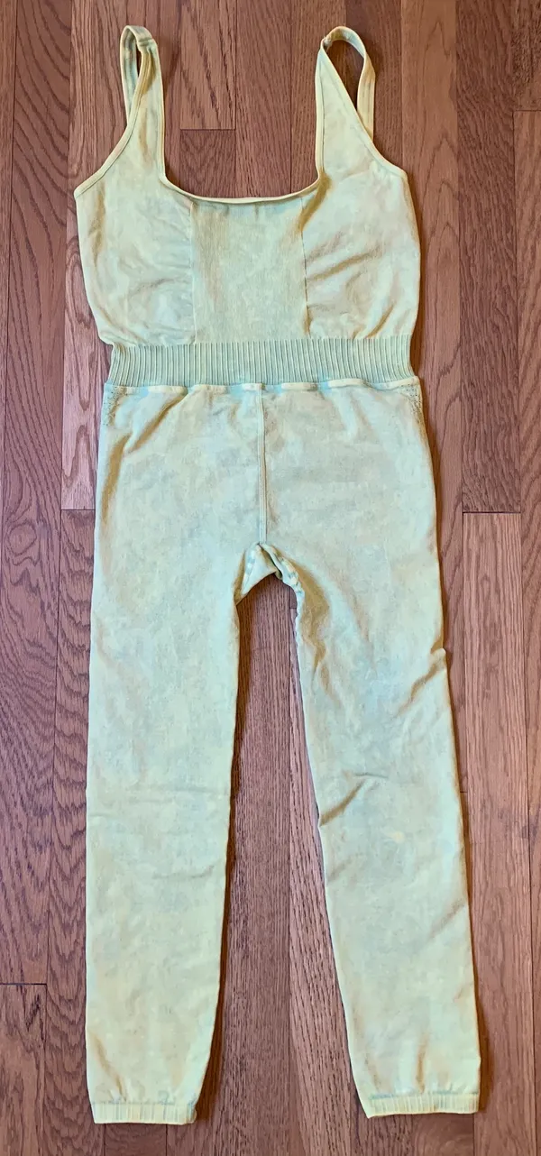 Free People NWOT Onesie Jumpsuit Pineapple Punch Size M/L - Image 8