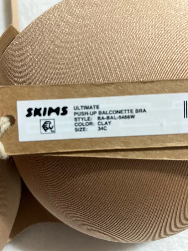 SKIMS Ultimate Balconette Push Up Bra 34C - Image 5